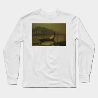 The Lady of Shalott by John Atkinson Grimshaw Long Sleeve T-Shirt